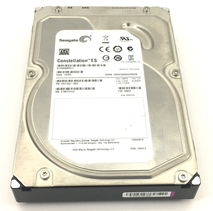 Seagate 500GB 7.2K 6Gbps SATA 3.5'' Hard Drive (9YZ162-003)