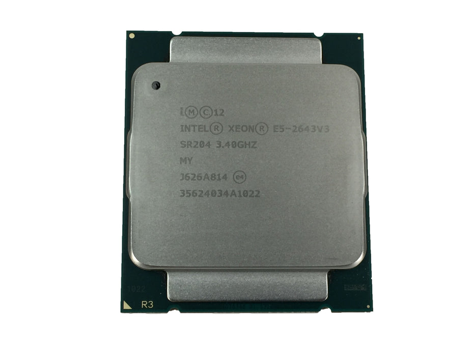 INTEL XEON E5-2643V3 3.4GHZ 6 CORE 20MB LGA2011 PROCESSOR. (E5-2643V3)