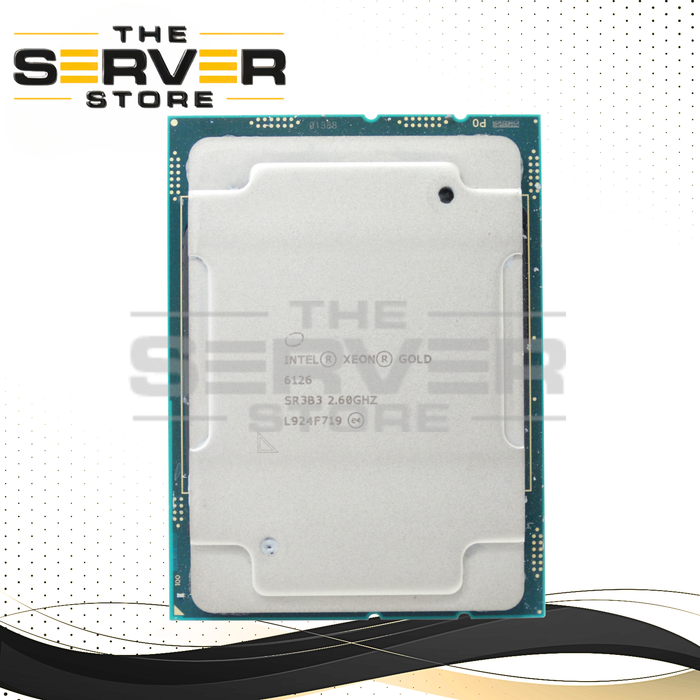 Intel Xeon Gold 6126 2.6GHz 12 Core 19.25MB 125W FCLGA3647 CPU CD8067303405900 SR3B3