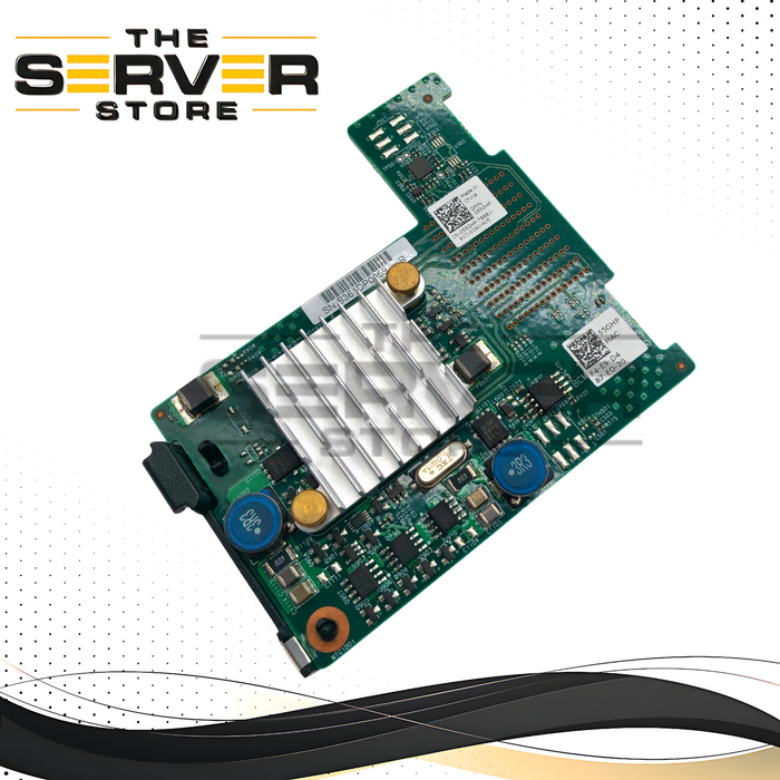 Dell Broadcom 57810S Dual-Port 10GbE SFP+ Converged Network Adapter (CNA) Mezzanine Card for M630 / M640 Blade Servers. P/N: BCM-9577810A1007G, 055GHP, 55GHP.