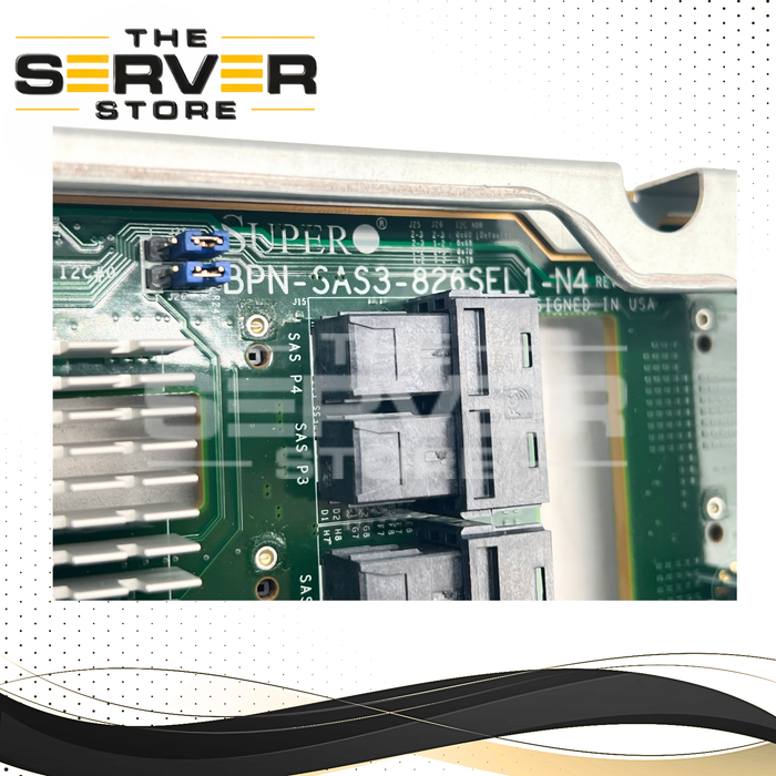 Supermicro Backplane 3.5" LFF SATA / SAS 12G (4x) NVMe U.2 BPN-SAS3-826SEL1-N4