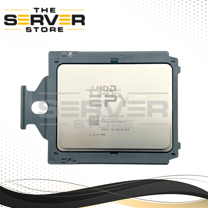 (UNLOCKED) AMD EPYC 7643 2.30GHz 48 Core 256MB 225W Socket SP3 CPU 100-000000326