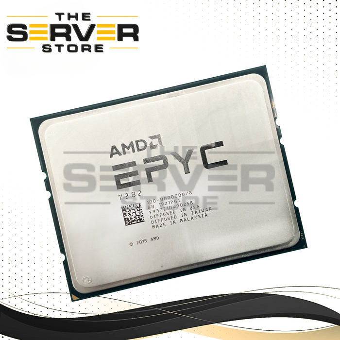 AMD EPYC 7282 2.8GHz 16 Cores 32 Thread SP3 CPU 120W ( Dell Locked) 100-000000078