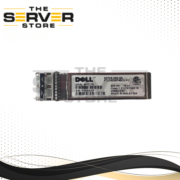 Dell SFP28-25G-SR 850NM 25GBE SW Transceiver (0P7D7R)