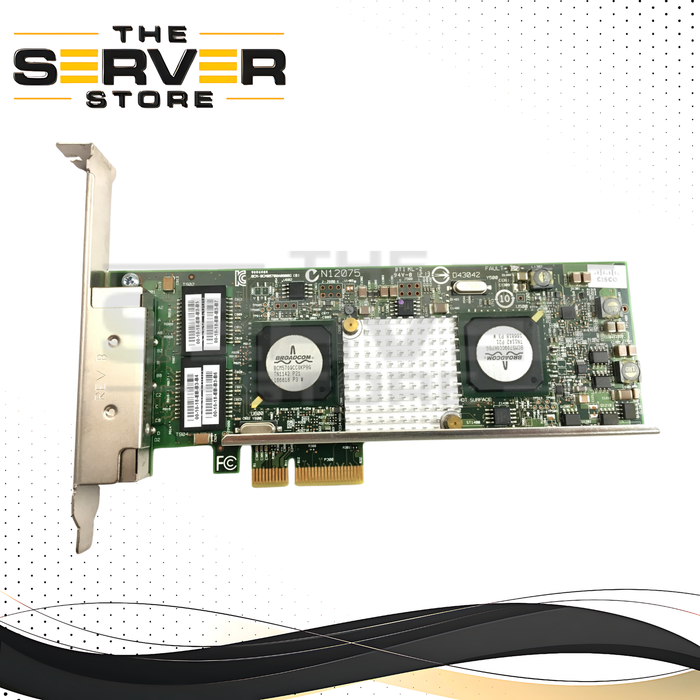Cisco Broadcom Netxtreme II 5709 Quad-Port Ethernet PCI-E Adapter Card (N2XX-ABPCI03-M3)