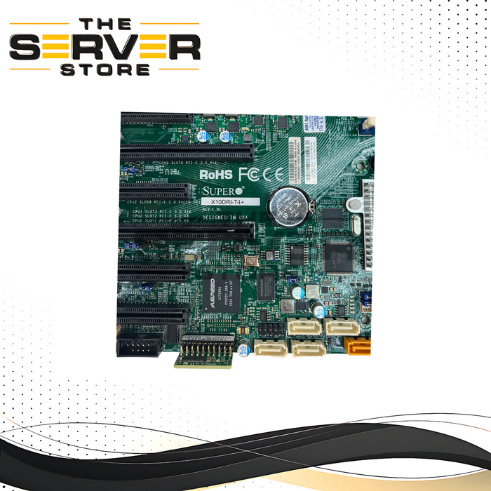 Supermicro Dual Intel Xeon E5-2600v4/v3 LGA2011 EEATX Server Motherboard (X10DRI-T4+)