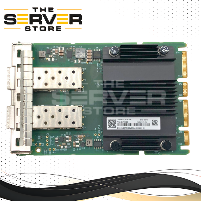 Dell Nvidia Mellanox ConnectX-5 EN CX562A Dual Port SFP28 25GbE OCP 3.0 PCIe 3.0 x16 Network Interface Card (NIC) 04TRD3 4TRD3