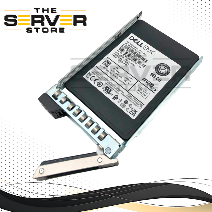 Dell 960GB NVMe U.2 x4 RI SFF 2.5" U.2 SSD Samsung PM9A3 MZ-QL29600 06HYWM 6HYWM