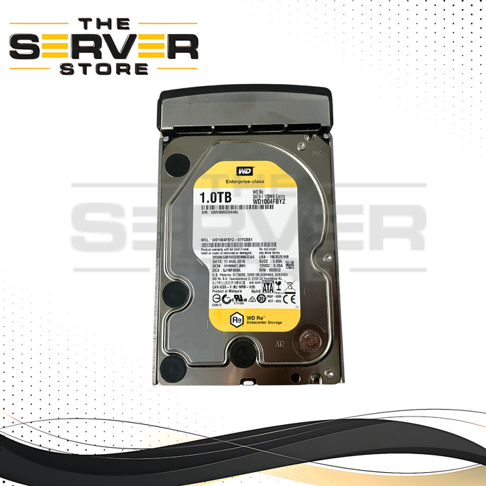 Western Digital 1TB SATA 6Gb 7.2K LFF 3.5" Internal HDD WD1004FBYZ