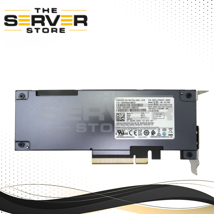 Dell 1.6TB NVMe MU PCIe G3 x8 HHHL SSD Samsung PM1725a MZPLL1T6HEHP 006V6M 06V6M