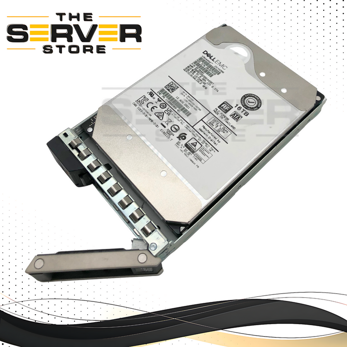 Dell Western Digital Ultrastar DC HC550 16TB 7200RPM SATA 6Gb/s 512e 3.5-inch LFF Enterprise Hard Drive in Hot-Plug Tray. P/N: 8CCGH, 08CCGH.