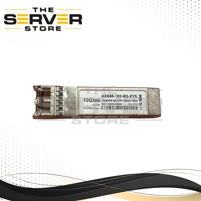10GTek 10G BASE-SR SFP+ 850NM 300M LC MMF AXS85-192-M3-XYS