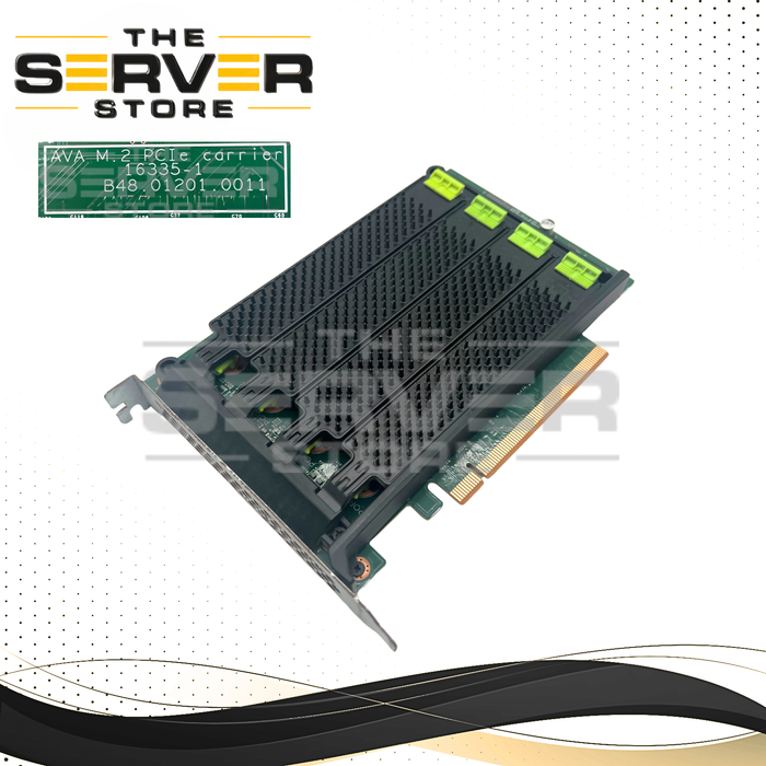 Wiwynn AVA-M Quad Slots M.2 NVMe SSD PCIe 3.0 x16 Carrier Card (Supports 2280/22110mm (x4)) B48.01201.0011 16335-1