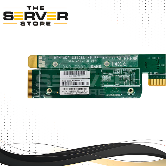 Supermicro LSI 3108 SAS / SATA 2U MegaRAID OptROM RAID-on-Chip (ROC) Daughter Card Controller BPN-ADP-S3108L-H6IRP