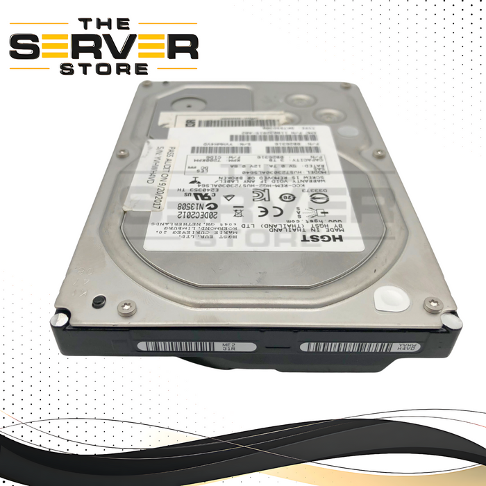EMC HGST Ultrastar 7K3000 3TB 7200RPM 6Gb/s SAS 3.5-inch LFF Enterprise Hard Disk Drive. 90% health or Greater.  P/N: 0B26316.
