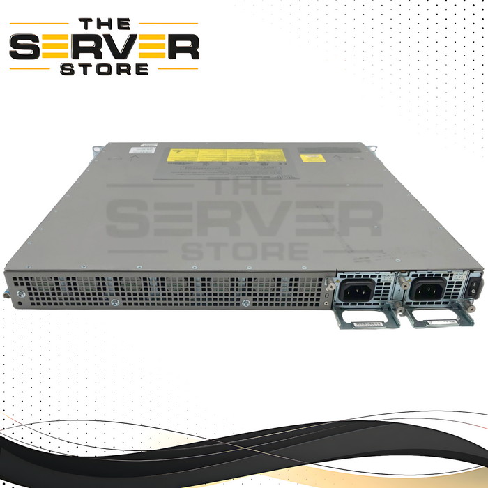 Cisco ASR1001 Aggregation Services Router, 1U, with 4x 1 Gigabit Ethernet SFP Ports and Dual AC Power Supplies. P/N: ASR1001.