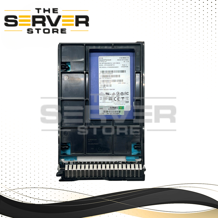 HPE 960GB SATA 6G MU LFF SCC 3.5" SSD Micron 5100 Max for HPE Gen 11 Gen 10 Gen 9 Gen 8