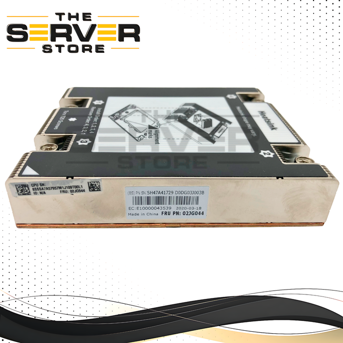 Lenovo ThinkSystem SR635/SR655 (7Y99/7Z01) 1U High Performance Heatsink. P/N: 02JG044.