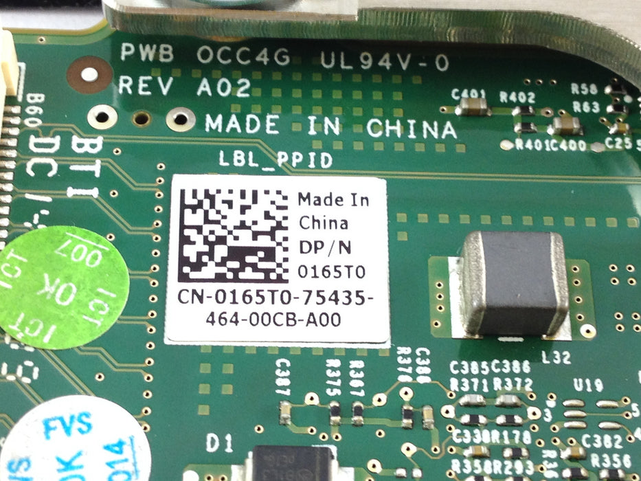 Dell Broadcom 57800S 4P 2x 10GbE SFP + 2x 1Gb Network Daughter Card 165T0 0165T0