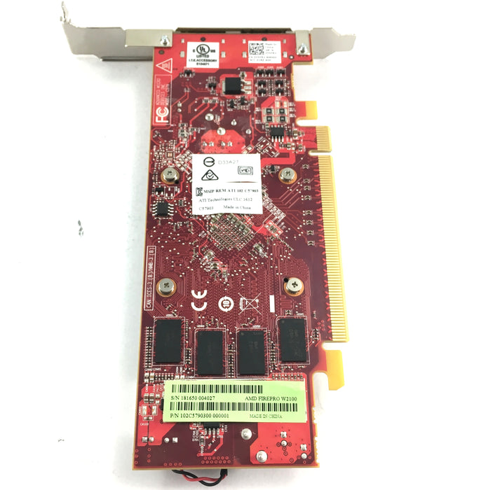 AMD FirePro W2100 2GB GDDR3 PCIe Video Graphics Card 02P8XT 2P8XT