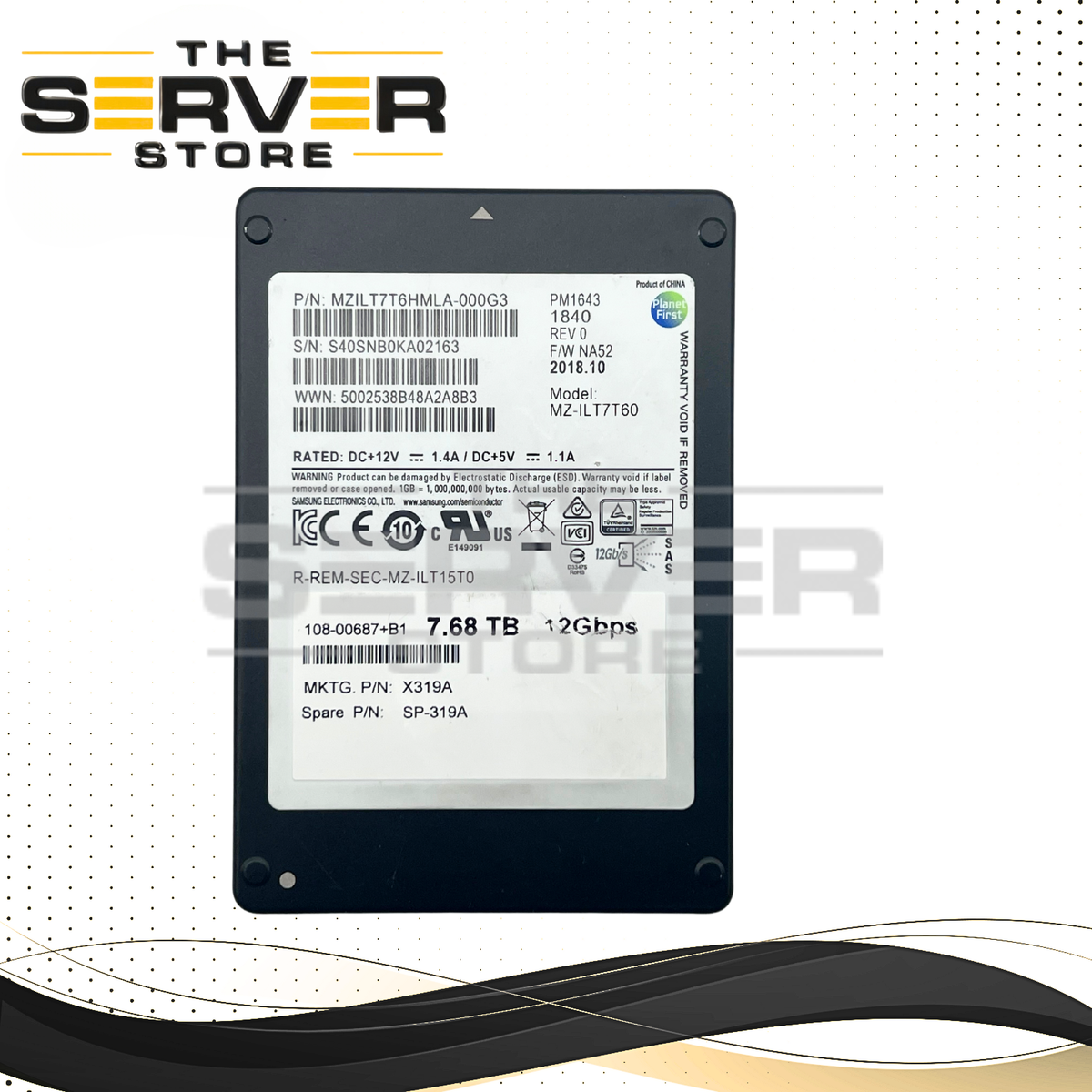 NetApp 7.68TB SAS 12G 2.5