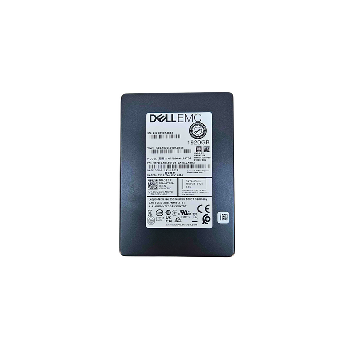 MTFDDAK1T9TDT 1.92TB SATA 6Gb/s 3DWPD Mixed Use 2.5in Solid State Drive (MMCDY)