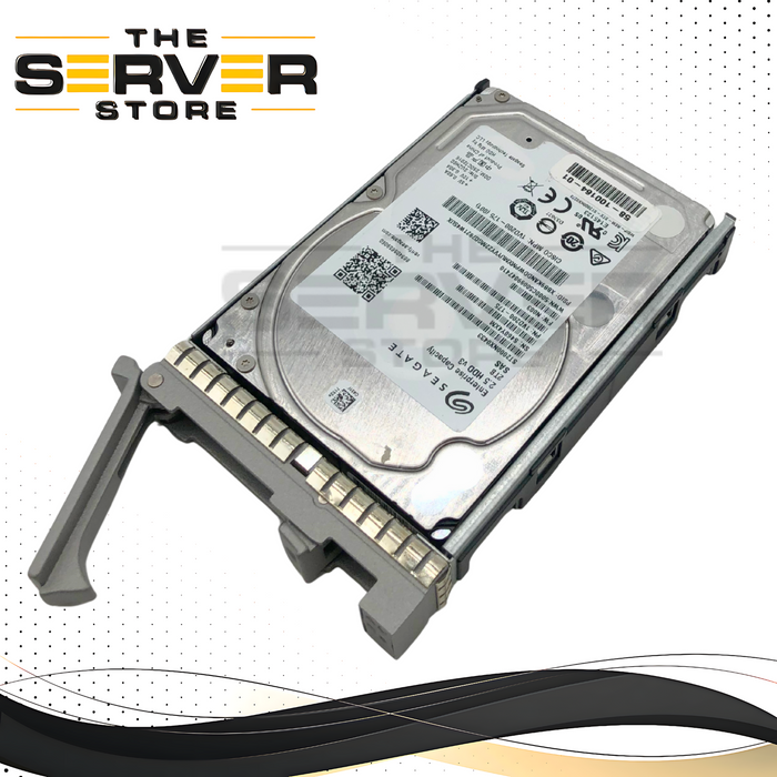 Cisco Seagate 2TB 7.2K RPM 12Gb/s SAS 2.5-inch SFF Enterprise Hard Drive W/ Tray. P/N: 58-100164-01.