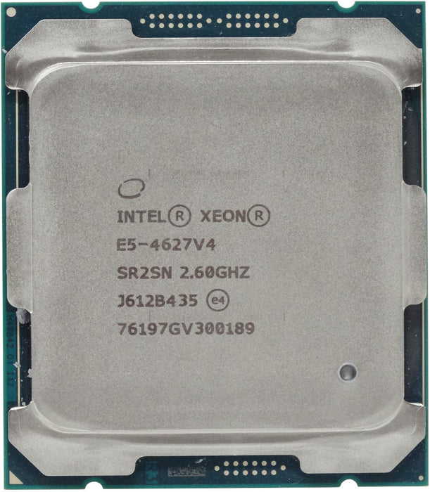 Intel Xeon E5-4627v4 2.6GHz 10 Core 20MB 8GT/s LGA2011-3 CPU Processor (E5-4627V4)