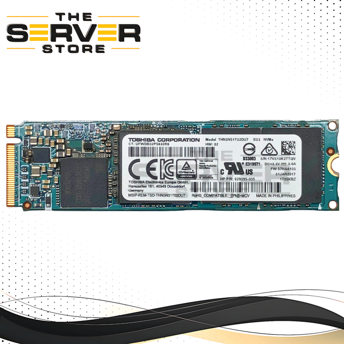 HP 1TB NVMe 2280 M.2 G3 x4 SSD Toshiba XG3 THNSN51T02DU7 848366-001 829095-005