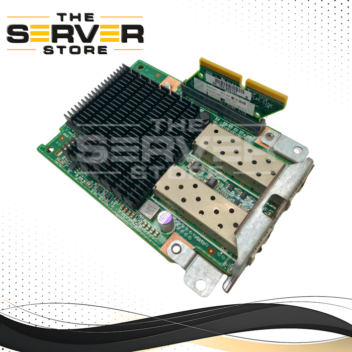 Dell Intel X520 Dual-Port 10GbE SFP+ Mezzanine Card with Interposer & Bracket. P/N: T2296101 REV. A03, 0JKM5M, JKM5M, 0TCK99, TCK99.