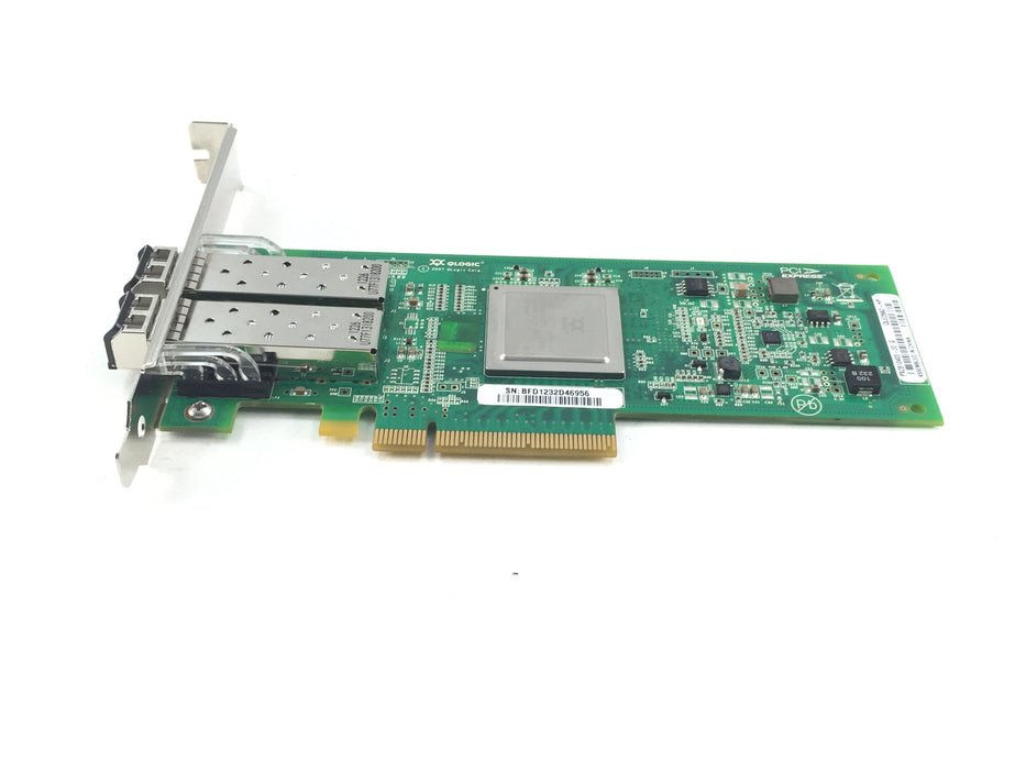 HP Qlogic QLE2562 82Q 8GB PCI-E Dual Port Fibre HBA (584777-001)