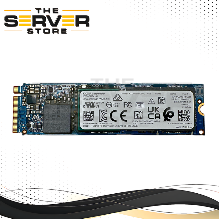 HP 256GB NVMe 2280 M.2 PCIe Gen 3.0 x4 SSD Kioxia XG6 Series KXG60ZNV256G L38666-001