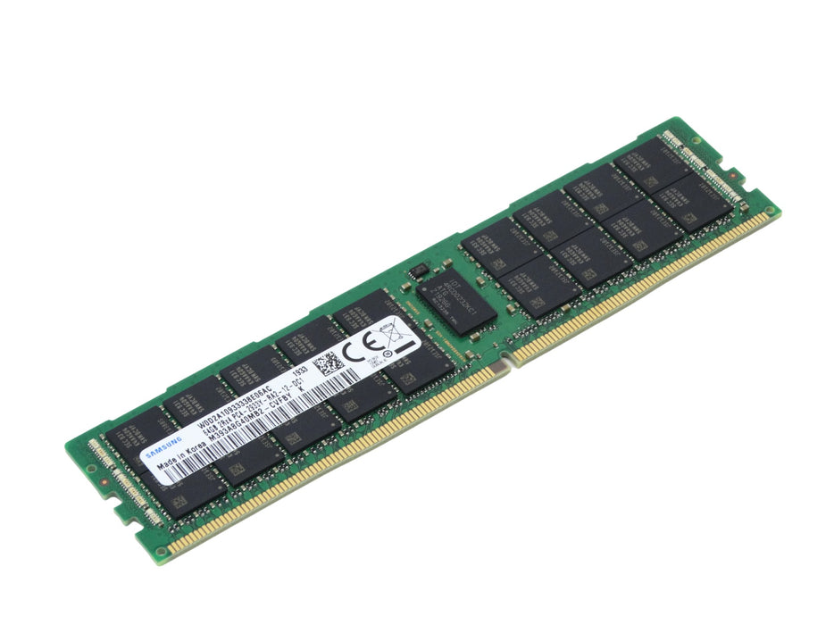 Samsung 64GB 2RX4 PC4-2933Y DDR4-23400 ECC REG RDIMM Memory (M393A8G40MB2-CVFCO)