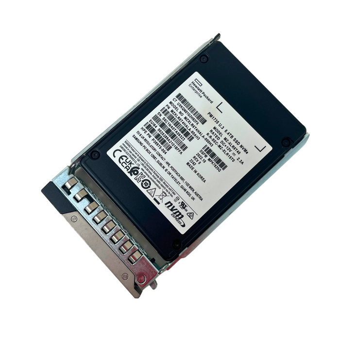 HPE PM1735 U.3 6.4TB NVMe SSD Solid State Drive (P36975-004)