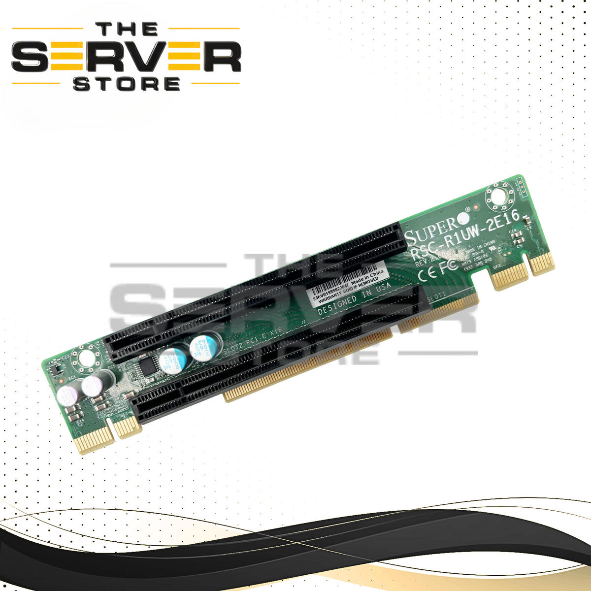 Supermicro 1U Server PCI-E X16 Riser Card (NO Bracket) RSC-R1UW-2E16 ...