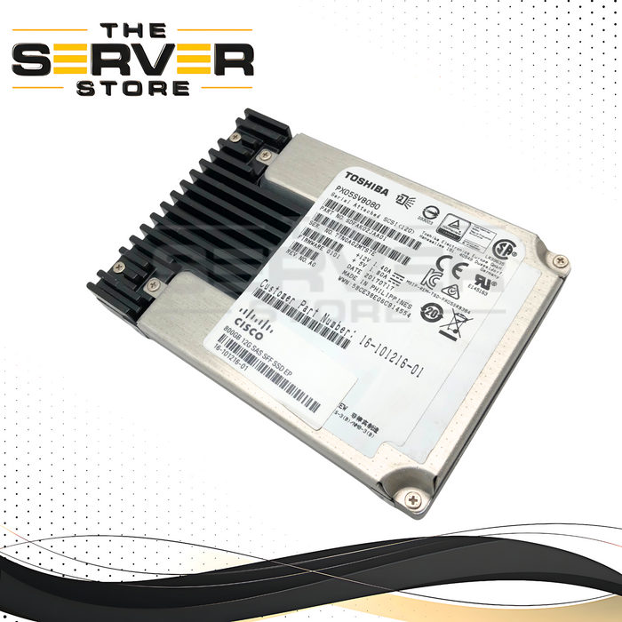 Cisco 800GB SAS 12Gb/s 2.5" Enterprise SSD Toshiba PX05S PX05SVB080 UCS-SD800G123X-EP