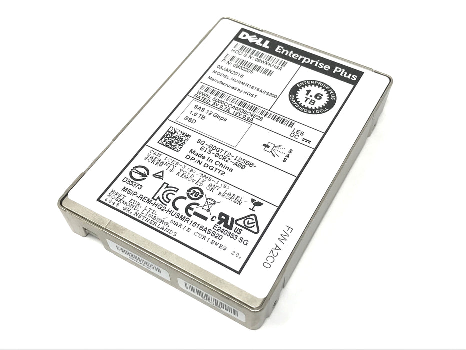 Dell Enterprise Plus1.6TB 12Gbps SAS 2.5'' SSD Solid State Drive (HUSMR1616ASS200-DELL)