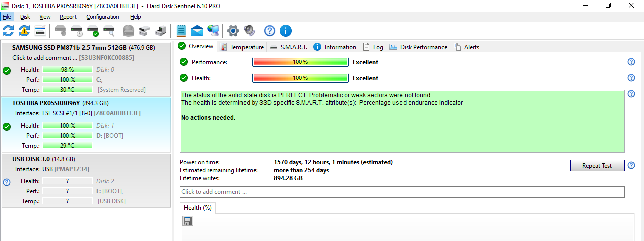 DELL SAS 12Gbps 960GB 2.5" SSD (0MWGK7)