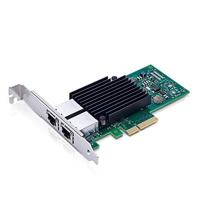 Dell Intel X550-T2 10GB Dual-Port Ethernet Converged Network Adapter (04V7G2)