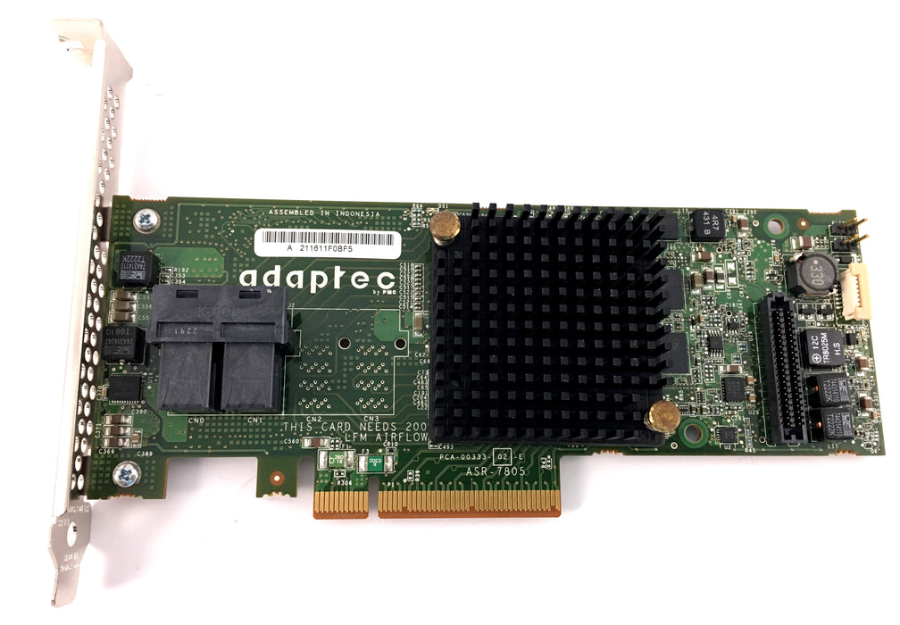 Adaptec 6Gbps SAS SATA 1GB PCIe Gen3 Raid Controller Card (ASR-7805)