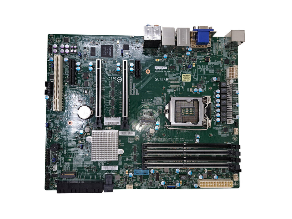 Supermicro Motherboard Single LGA-1151 (Socket H4) 8th/9th Gen Intel Core i9/i7/i5/i3 (X11SCA-F)