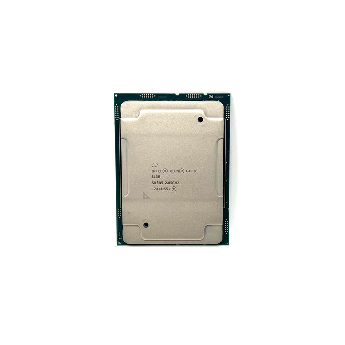 Intel Xeon Gold 6138 20 Core 2GHz 10.40GT/s LGA3647 Processor (870968-L21-CPUONLY)