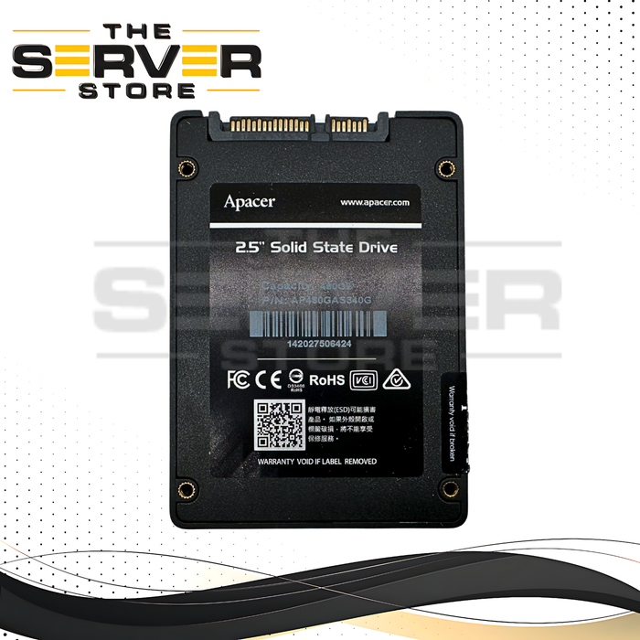 Apacer 480GB SATA 6G 2.5" TLC 3D NAND SSD AS340 Panther Series AP480GAS340G