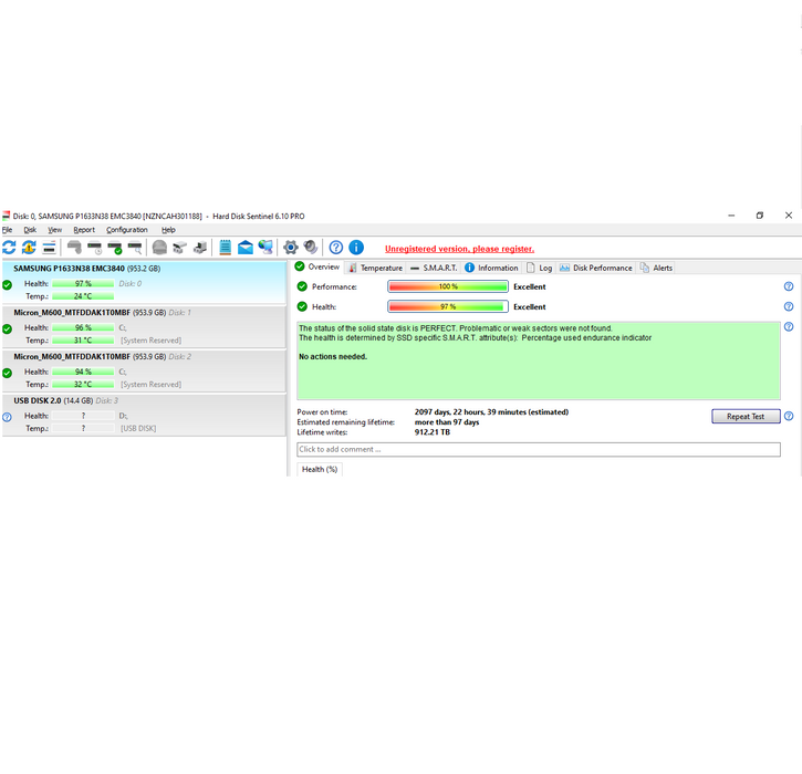 EMC Samsung PM1633 3.84TB 12Gbps SAS 2.5'' SSD MZ-ILS3T80 (118000203)