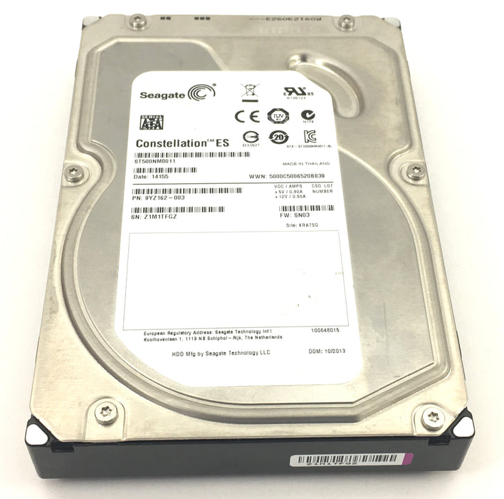 Seagate 500GB 7.2K 6Gbps SATA 3.5'' Hard Drive (9YZ162-003)