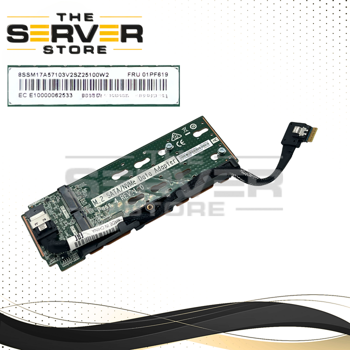 Lenovo M.2 SATA/NVMe 4-bay Data Drive Adapter for ThinkSystem SE350 4M17A37281 01PF619