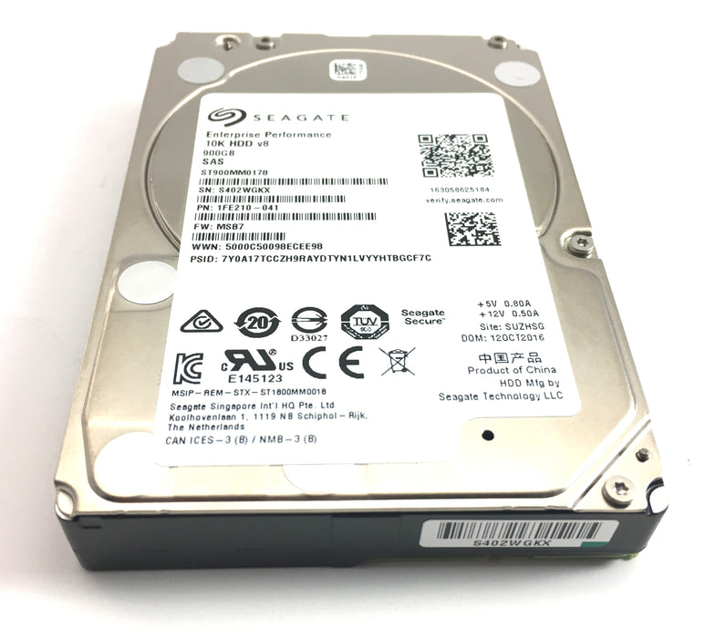 Seagate 900GB 10K 12Gbps SAS 2.5'' V8 Hard Drive (1FE210-041)