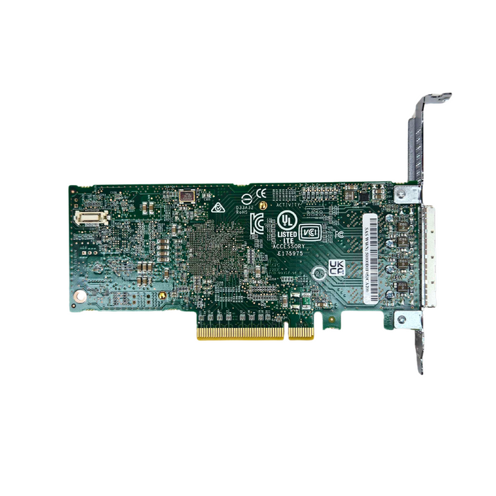 Dell ASA-80165H Quad-Port SAS 12Gb/s Host Bus Adapter HBA Controller Card (HHJD7)