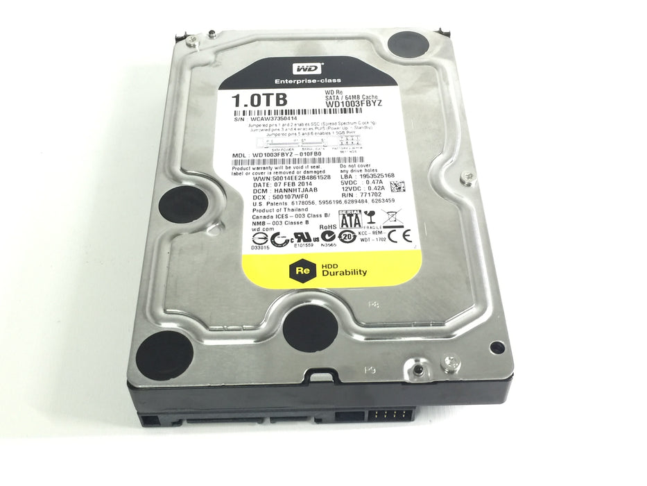 Western Digital 1Tb 7.2K 6Gbps SATA 3.5'' Hard Drive (WD1003FBYZ)