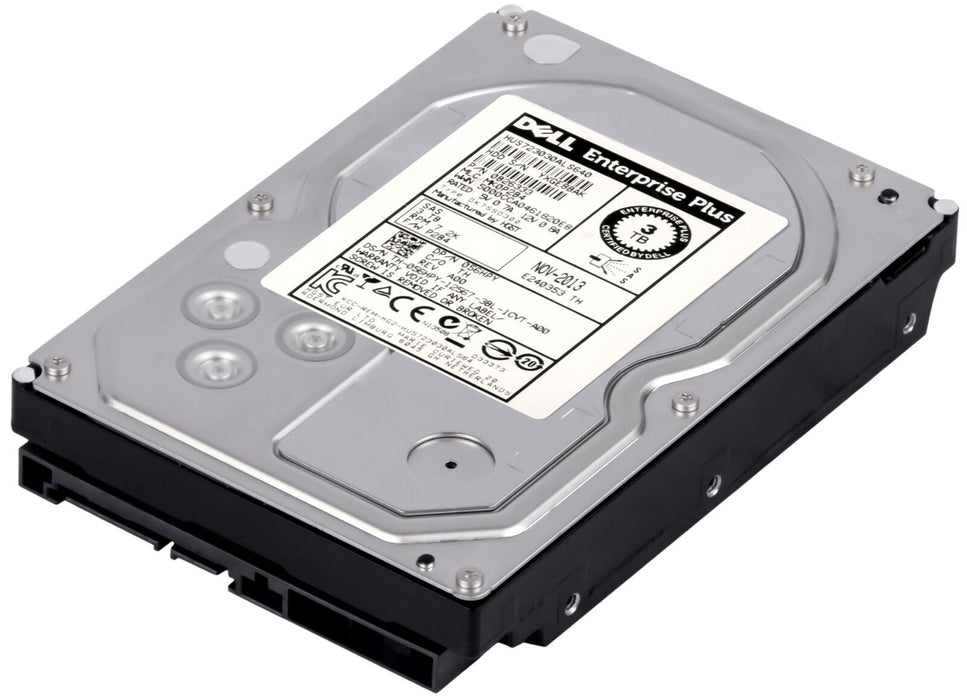 Dell Enterprise 3TB 7.2K RPM 6Gbps 3.5'' SAS Hard Drive HDD (HUS72430ALS640-DELL)